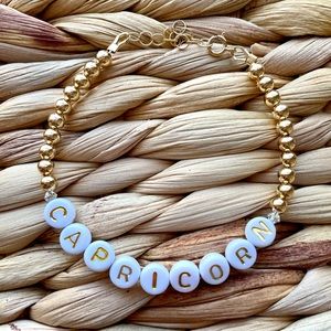 🌻HANDMADE 14k Gold Filled Capricorn Bracelet